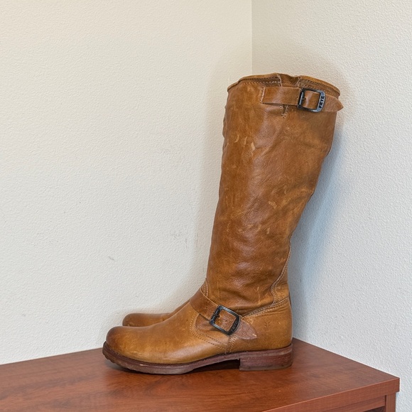Frye Shoes - Frye Women's Tan Brown Tall Veronica Slouch Boots, Size 9.5